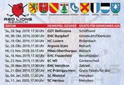 Red Lions Reinach – Saison 2019/20